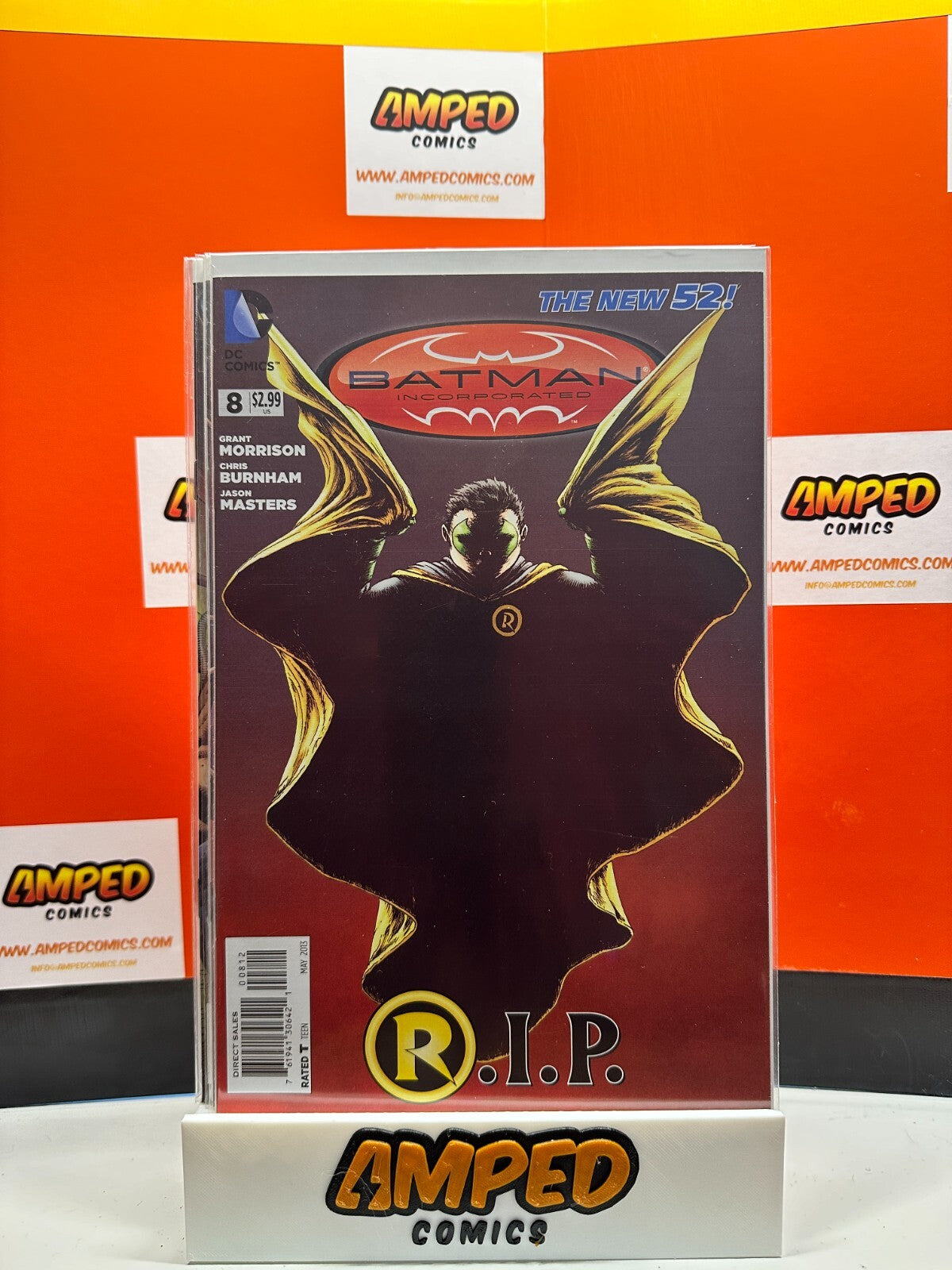 BATMAN INCORPORATED #8 2ND PRINT 🔑DEATH OF ROBIN (Damian Wayne) 🔑