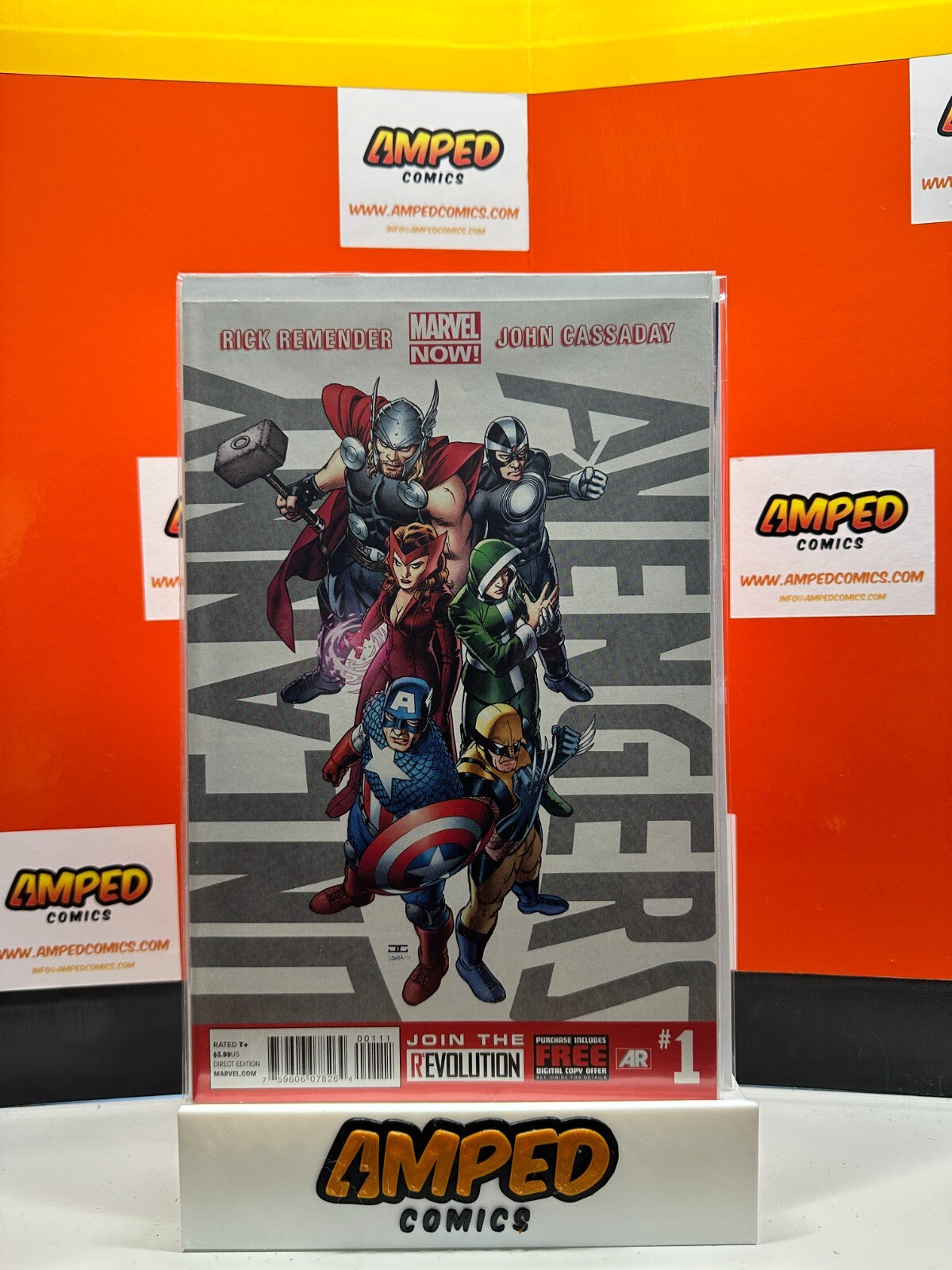 Uncanny Avengers #1 Marvel ⋅ 2015🔑1st team app Unity Squad & S-Men🔑