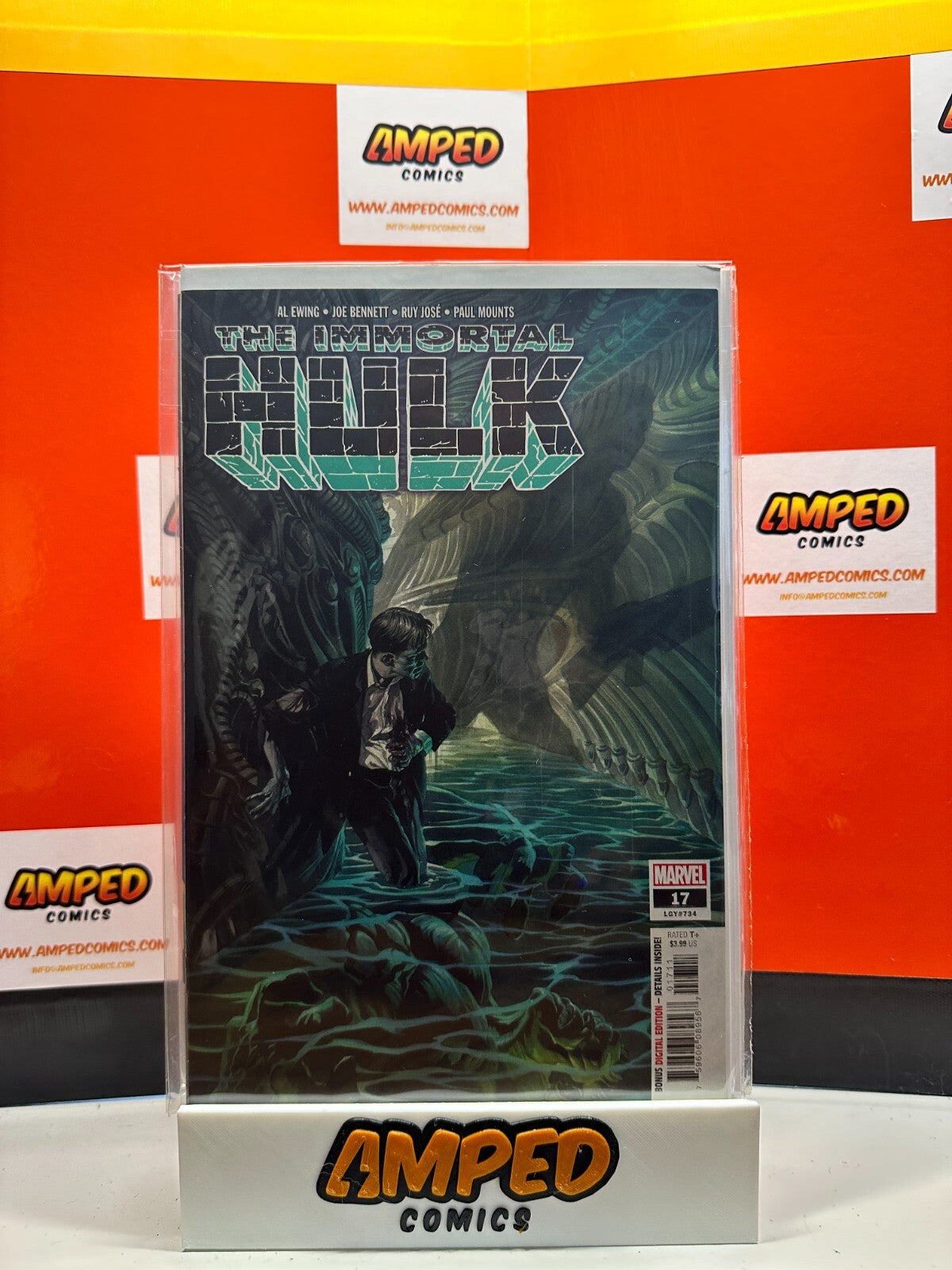 IMMORTAL HULK #17🔑1st cameo appearance of new Abomination🔑Only 87,444 copies