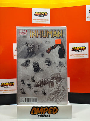 INHUMAN 1 VARIANT MADUREIRA VOX DESIGN 1st APP LASH and INFERNO - 2014 X MEN