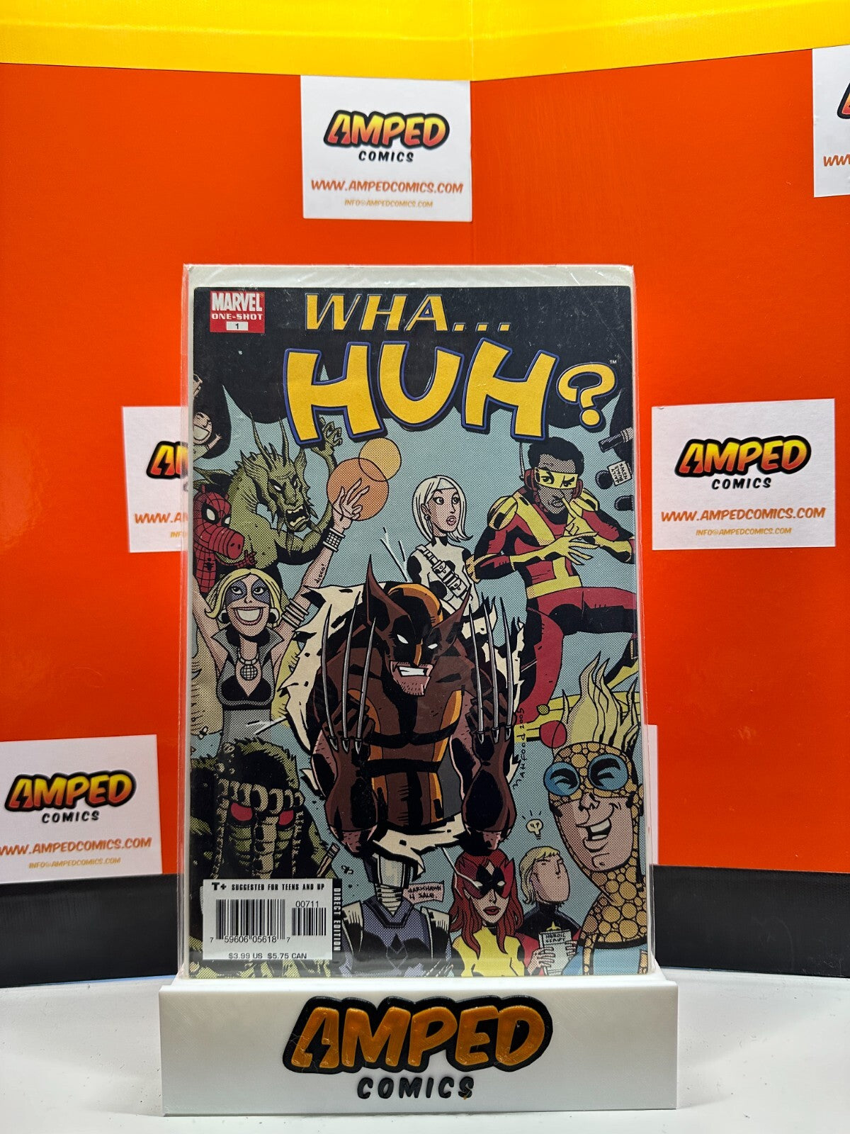 WHA...HUH? #1 NM OneShot What If ? Bendis Spider-Ham Wolverine App Marvel 2005