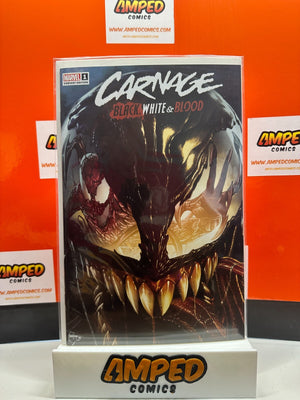 CARNAGE BLACK WHITE AND BLOOD #1 MICO SUAYAN VARIANT SPIDER-MAN VENOM KNULL