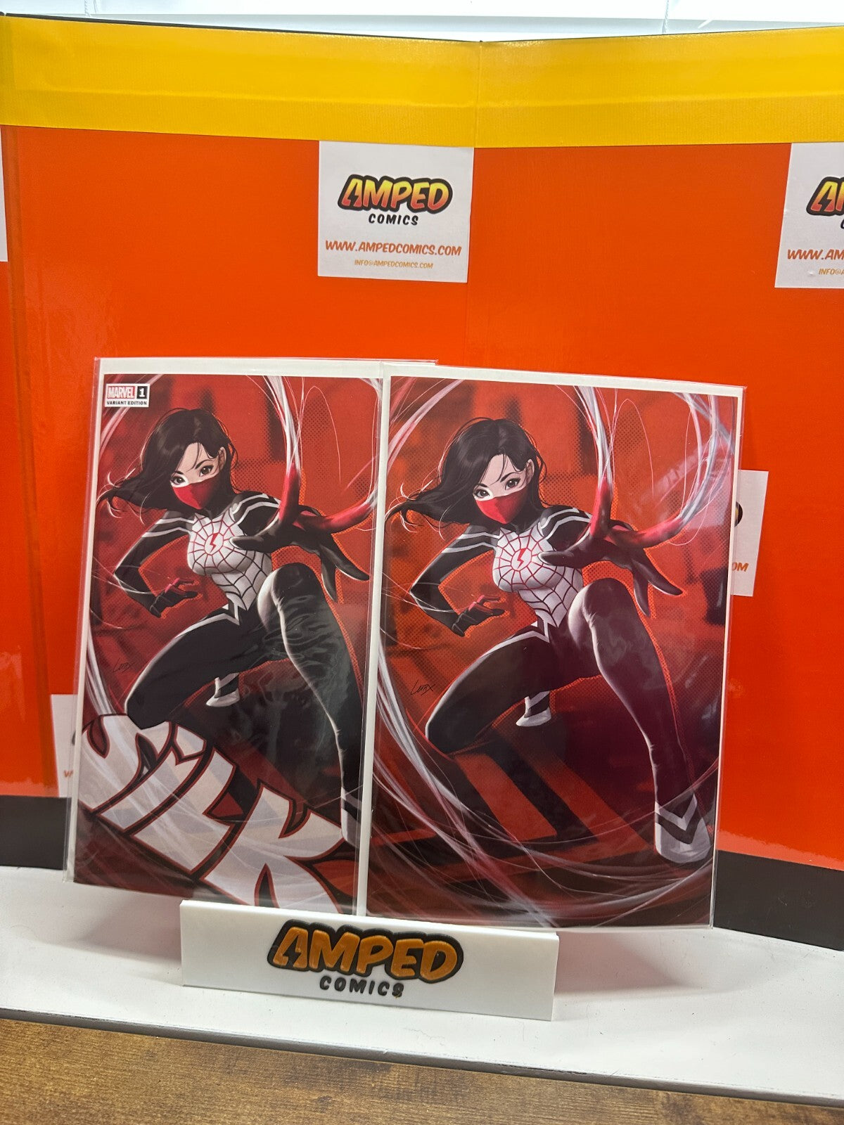 SILK #1 LESLEY LEIRIX LI Exclusive Trade Dress & Virgin Variant Set of 2 books!