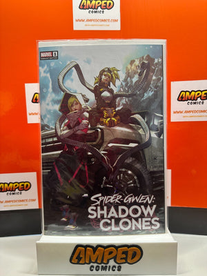 SPIDER-GWEN: SHADOW CLONES #1 KAEL NGU VARIANT EXCLUSIVE TRADE DRESS