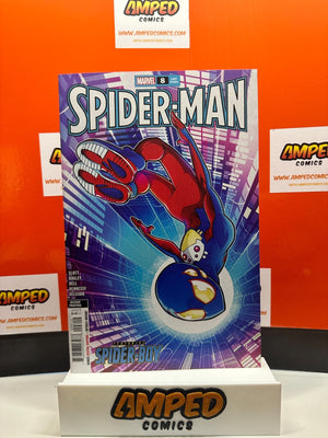 SPIDER-MAN #8 LUCIANO VECCHIO 2ND PRINTING VARIANT (2023) SPIDER BOY