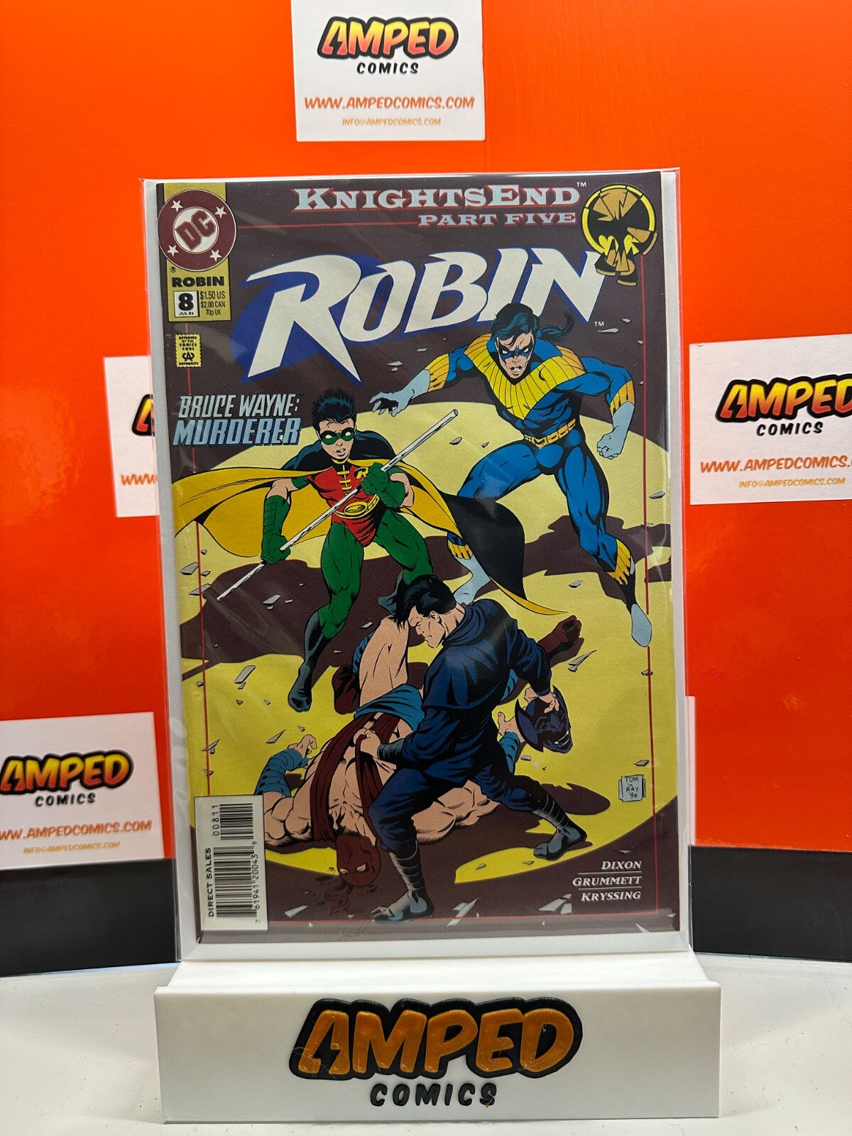 Robin #8 Knights End Part 5 Bruce Wayne Murderer 1994 DC Comics