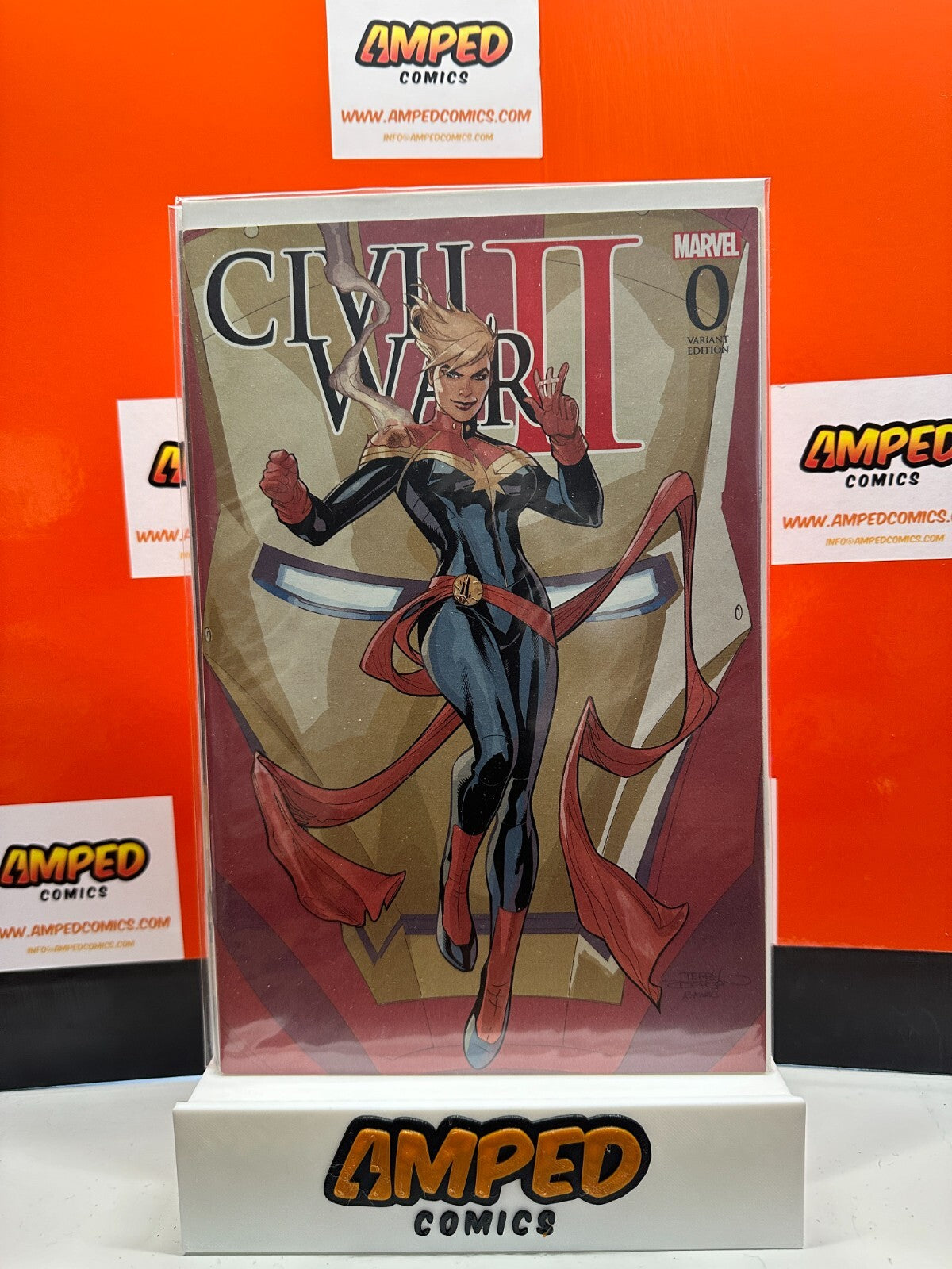 Civil War II #0 Megan Exclusive Variant Terry Dodson Avengers Captain Marvel