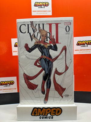 Civil War II #0 Variant Terry Dodson Fan Expo Exclusive Black and White RARE