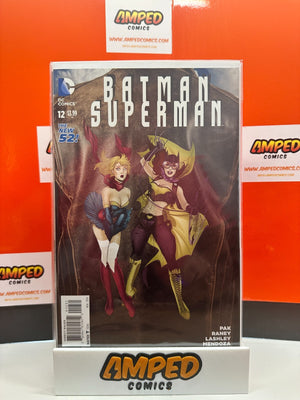 BATMAN SUPERMAN #12 BOMBSHELLS VARIANT 2014 - BATGIRL SUPERGIRL