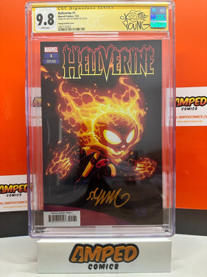 Hellverine #1 CGC 9.8 Signed Skottie Young with Skottie label!