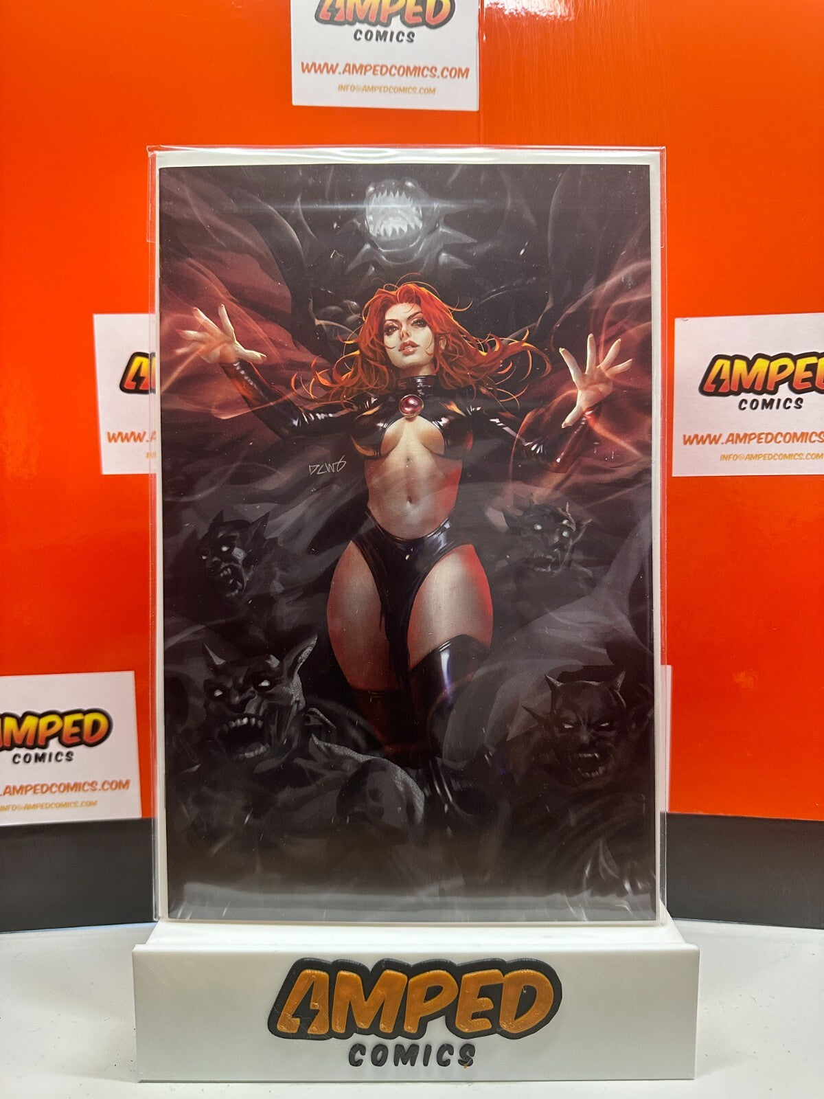 NEW MUTANTS #25 DERRICK CHEW EXCLUSIVE VIRGIN GOBLIN QUEEN COVER SPLASH