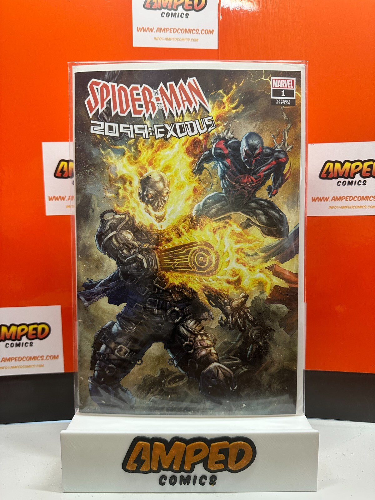 SPIDER-MAN 2099: EXODUS #1 ALAN QUAH VARIANT GHOST RIDER 🔑 1ST APP