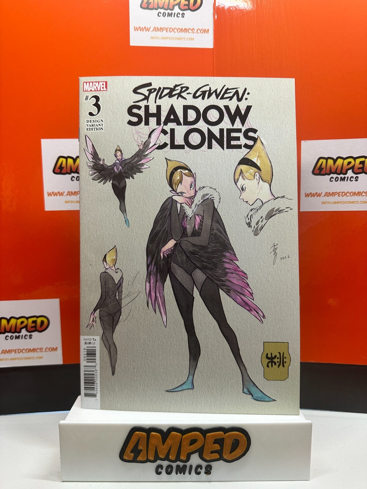 SPIDER-GWEN: SHADOW CLONES #3 PEACH MOMOKO 1:10 Design Ratio Variant
