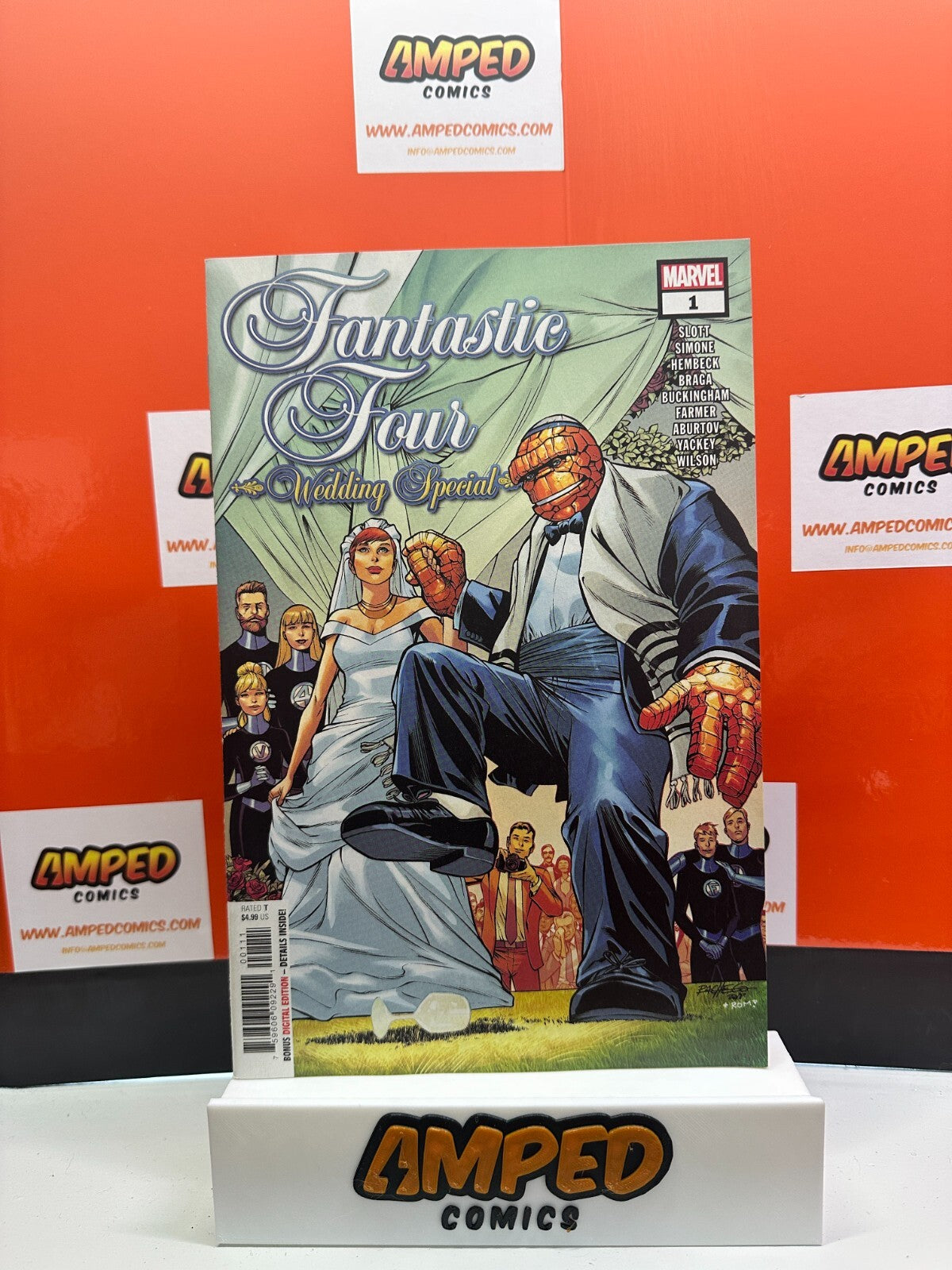 FANTASTIC FOUR WEDDING SPECIAL #1 FEBRUARY 2019 MARVEL COMICS