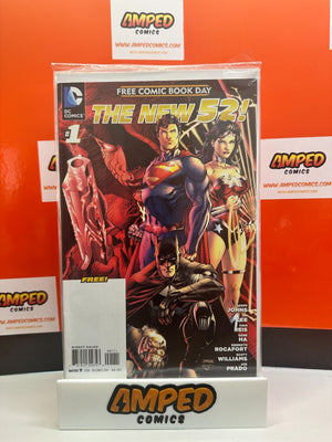 FCBD 2012: The New 52 #1 DC 🔑1st app Green Lantern, Simon Baz🔑UNSTAMPED!