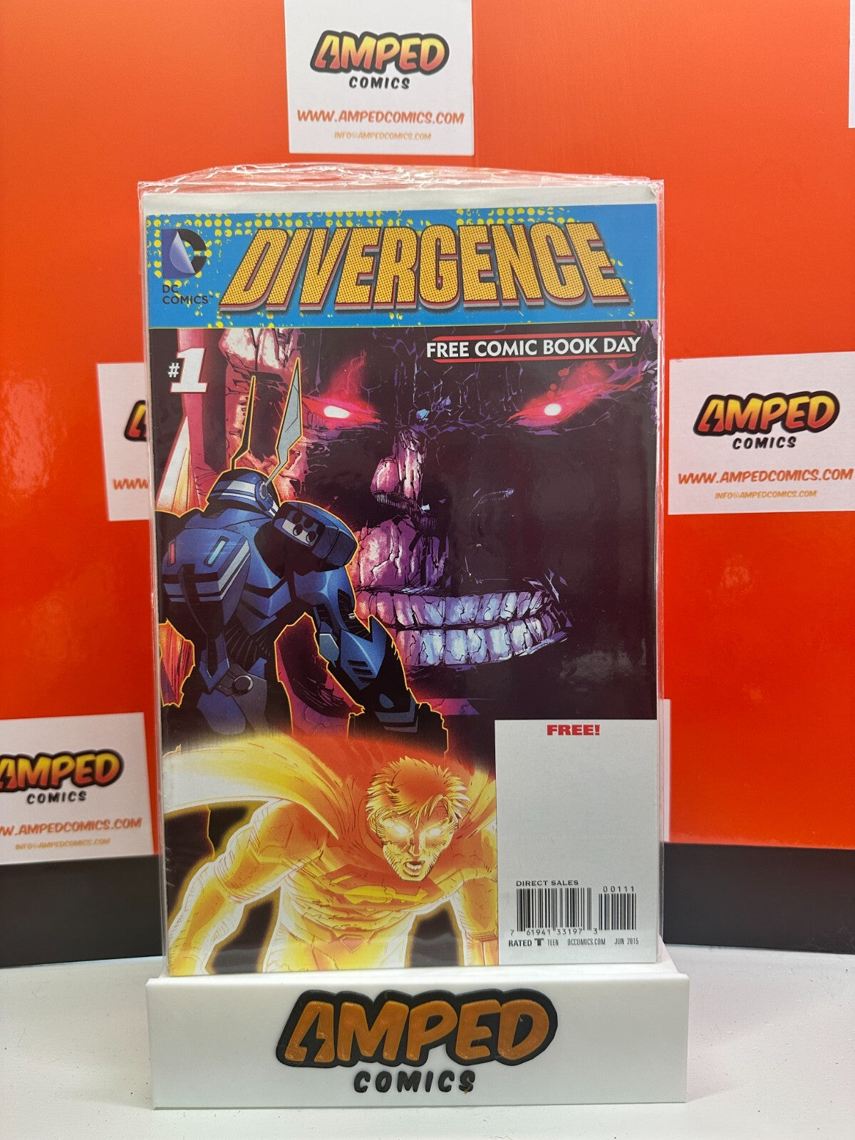 FCBD 2015: Divergence #1 DC ⋅ 2015🔑1st full appearance and origin of Grail🔑