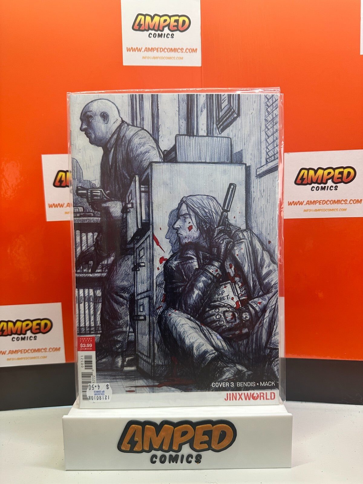 Cover #3 Derington Variant - Bendis & Mack Jinxworld DC Comics 2019 First Print