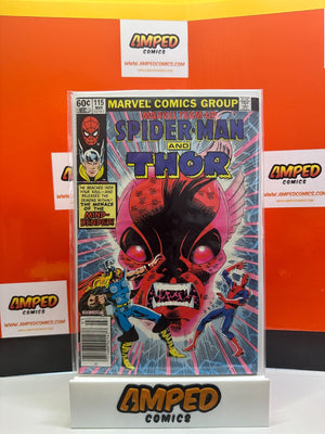 Marvel Team-up #115 (1982) Spider-man & Thor NEWSSTAND COPY