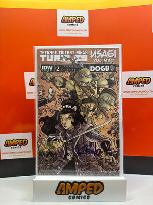 TMNT Usagi Yojimbo WhereWhen #2 Signed by Eastman w/COA 1:50 Variant