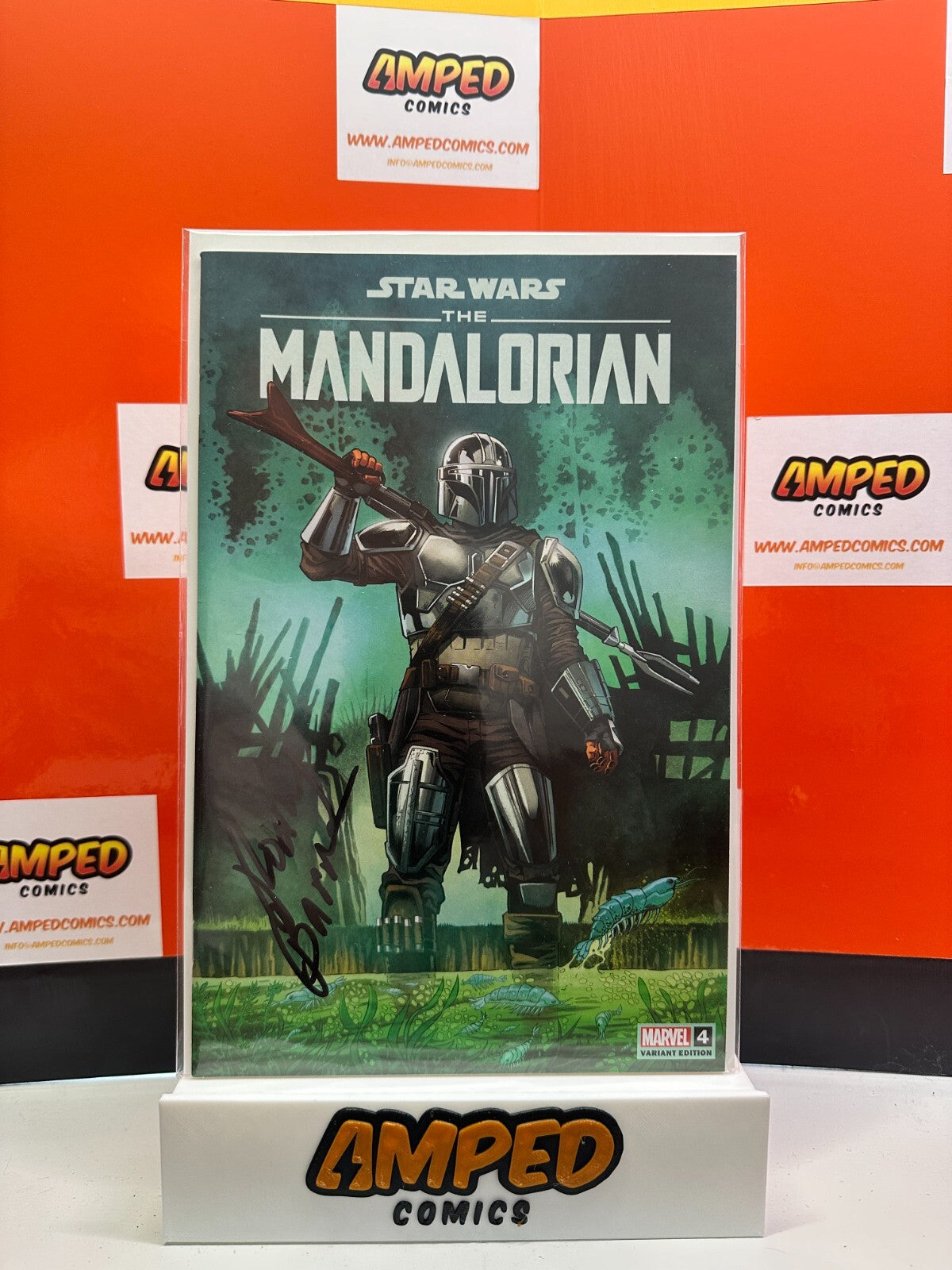 Star Wars: The Mandalorian #4 Jan Duursema Devil Dog Variant (2022) Signed w/COA