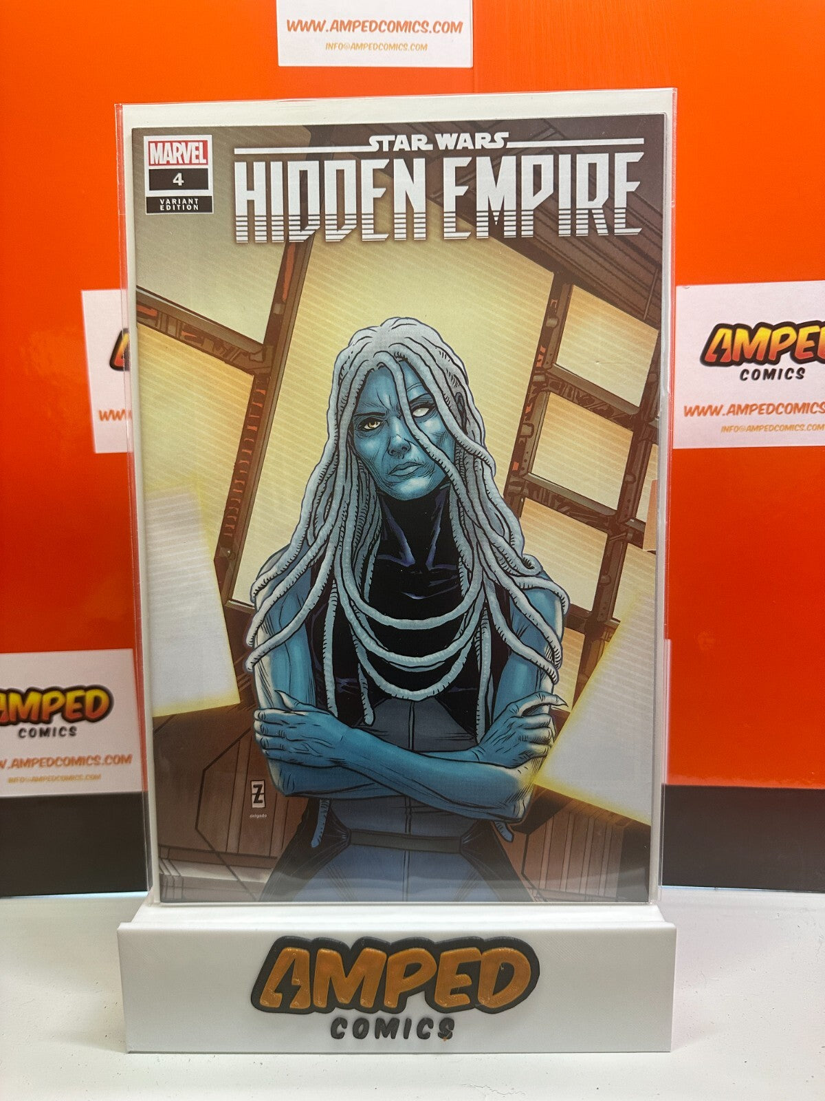 MARVEL STAR WARS:HIDDEN EMPIRE #4 UNKNOWN EXCLUSIVE PATCH ZIRCHER VARIANT (2022)