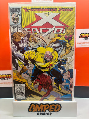 X-Factor #84 Marvel ⋅ 1992🔑X-Cutioner's Song Part Two🔑