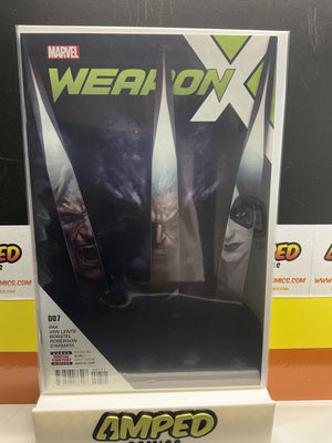 Weapon X #7 Marvel 1st Full Appearance of Weapon H 2017