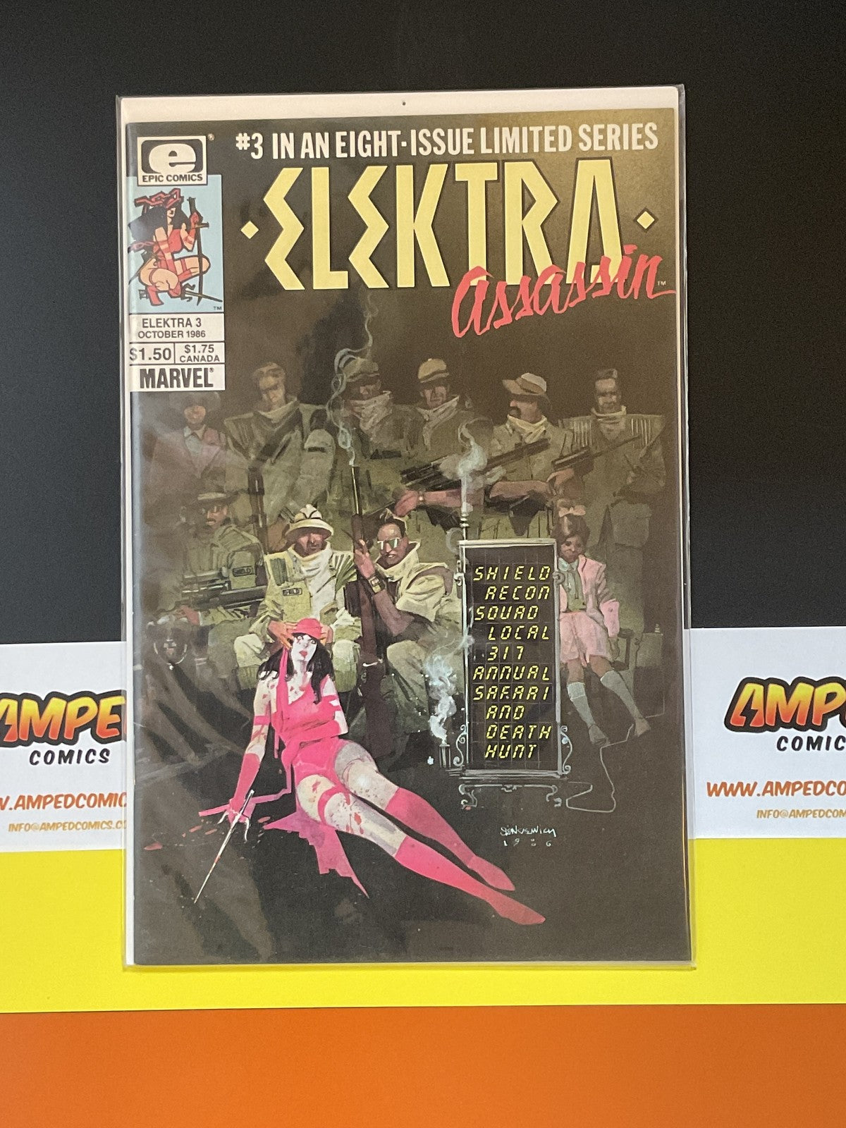 Elektra: Assassin #3 Marvel 1986
