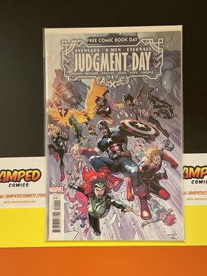 FCBD 2022 AVENGERS/X-MEN: Judgement Day #1 1ST APP BLOODLINE Marvel 🔥 🔑