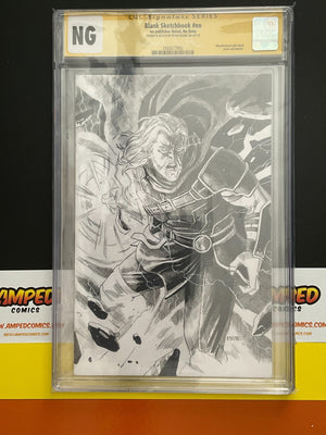 Blank Cover Sketch art CGC NG Thor Sketch by Ryan Pasibe