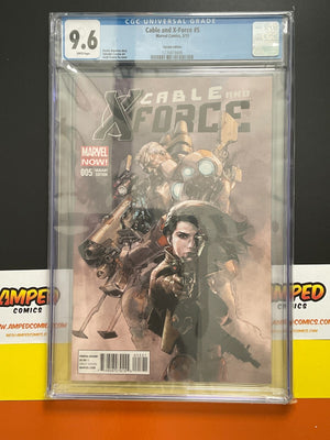 Cable and X-Force #5B Yu 1:50 Variant CGC 9.8 2013