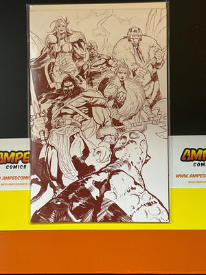 MIGHTY BARBARIANS 1 CVR M FOC 1:7 GIZZI VARIANT ABLAZE COMIC PUBLISHING  2023