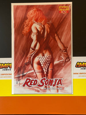 Red Sonja #30 She-Devil with a Sword 1st print Signed Alex Ross w/ COA