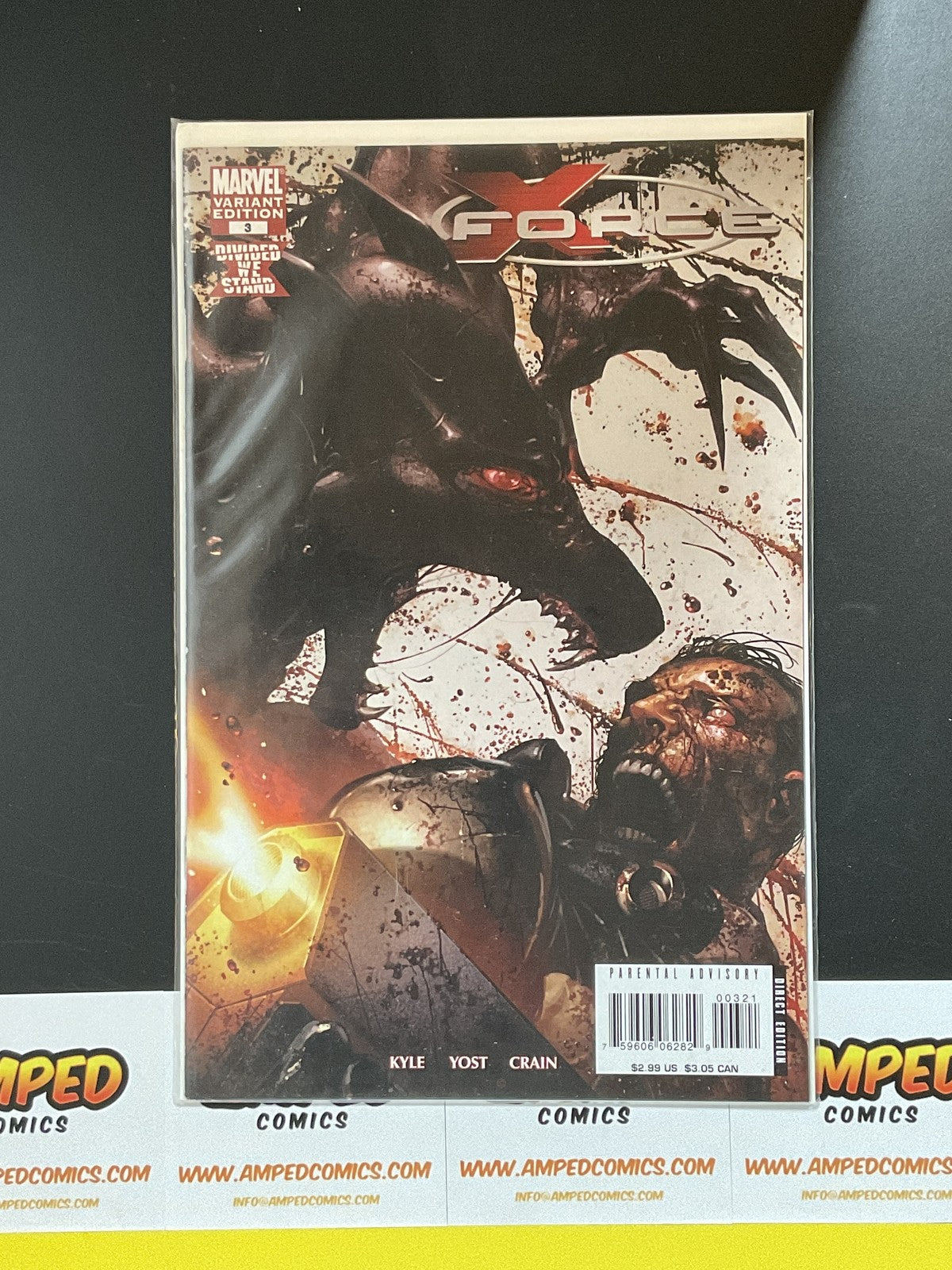 X-Force #3 Marvel Comics 2008 Bloody Variant Wolverine & X-23