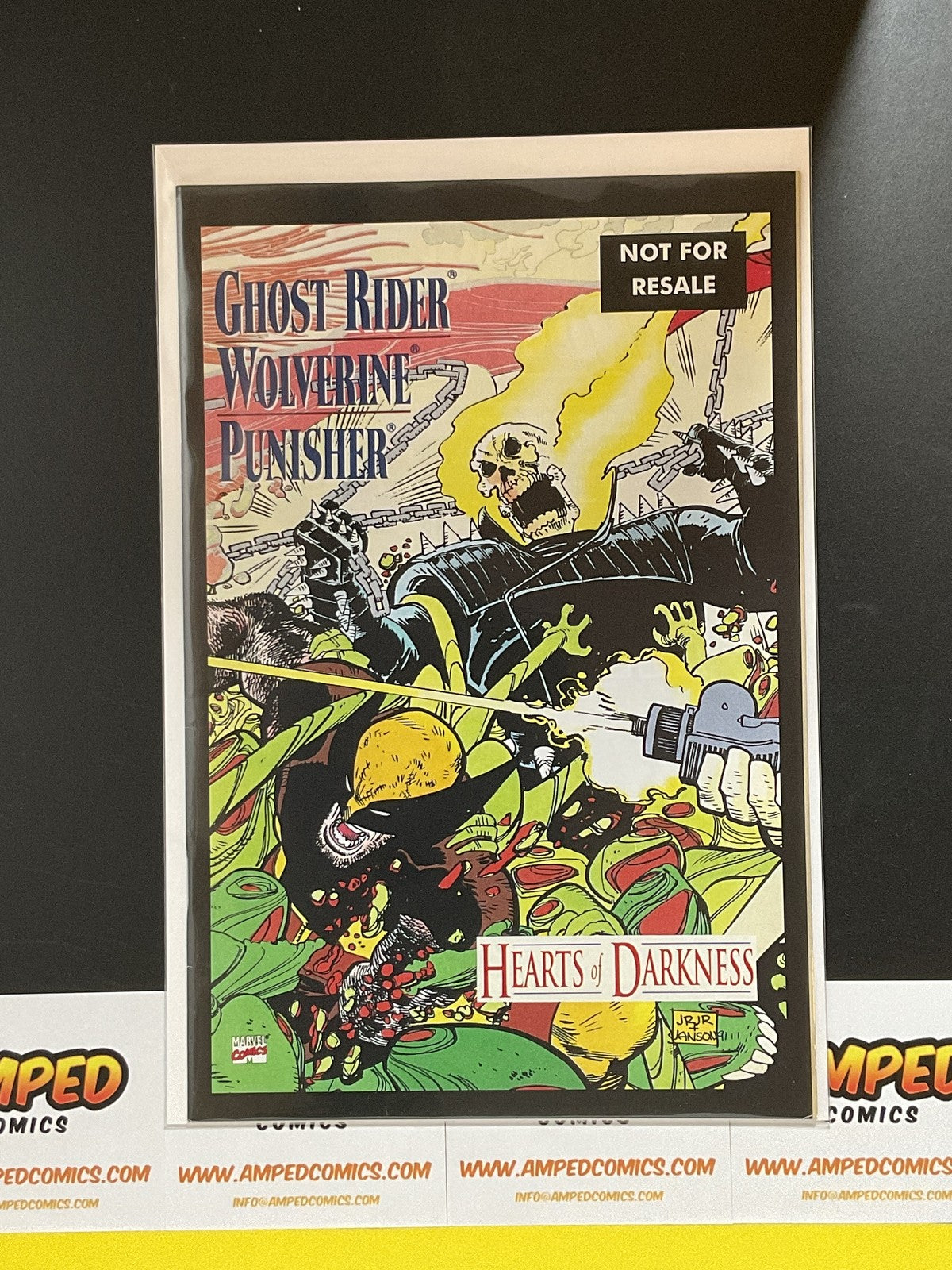 Ghost Rider Wolverine Punisher Hearts Darkness Marvel Legends Reprint #1 1991