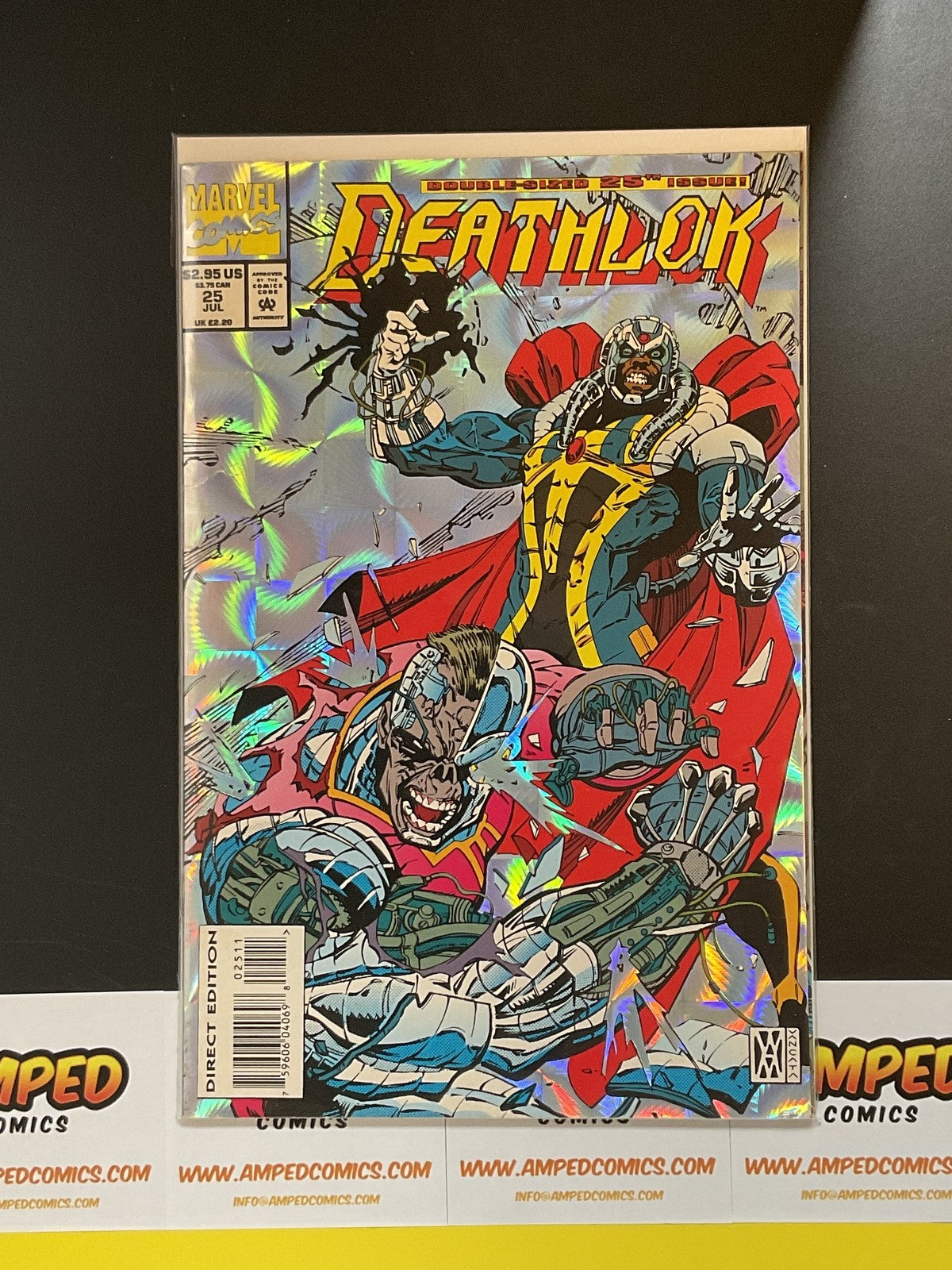 Deathlok #25 Marvel Comics 1993 Foil Cover