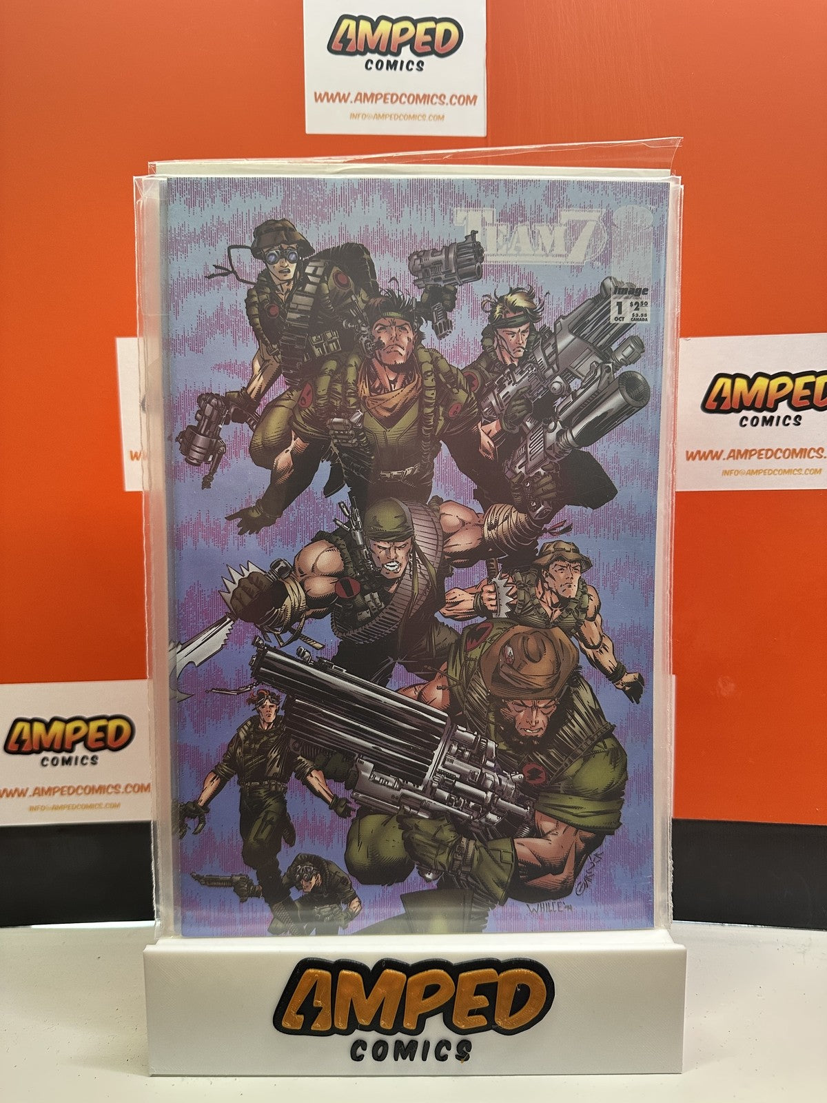 Team 7 #1 Whilce Portacio Variant image comics 1994