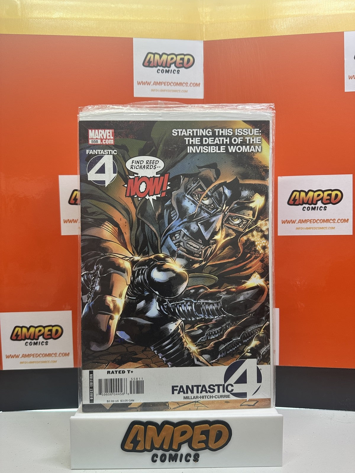 Fantastic Four #558🔑1st cameo appearance of the New Defenders 🔑Marvel