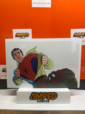 MARVEL #137 Work in Progress: 1994 Spider-Man Animation Promo + Acetate Cel Art