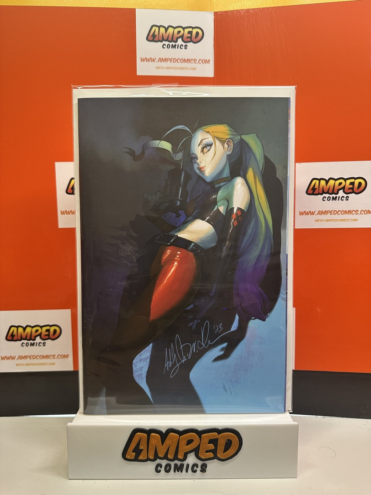 Harley Quinn #28 Ashley Witter Random Stacks Exclusive Virgin Variant