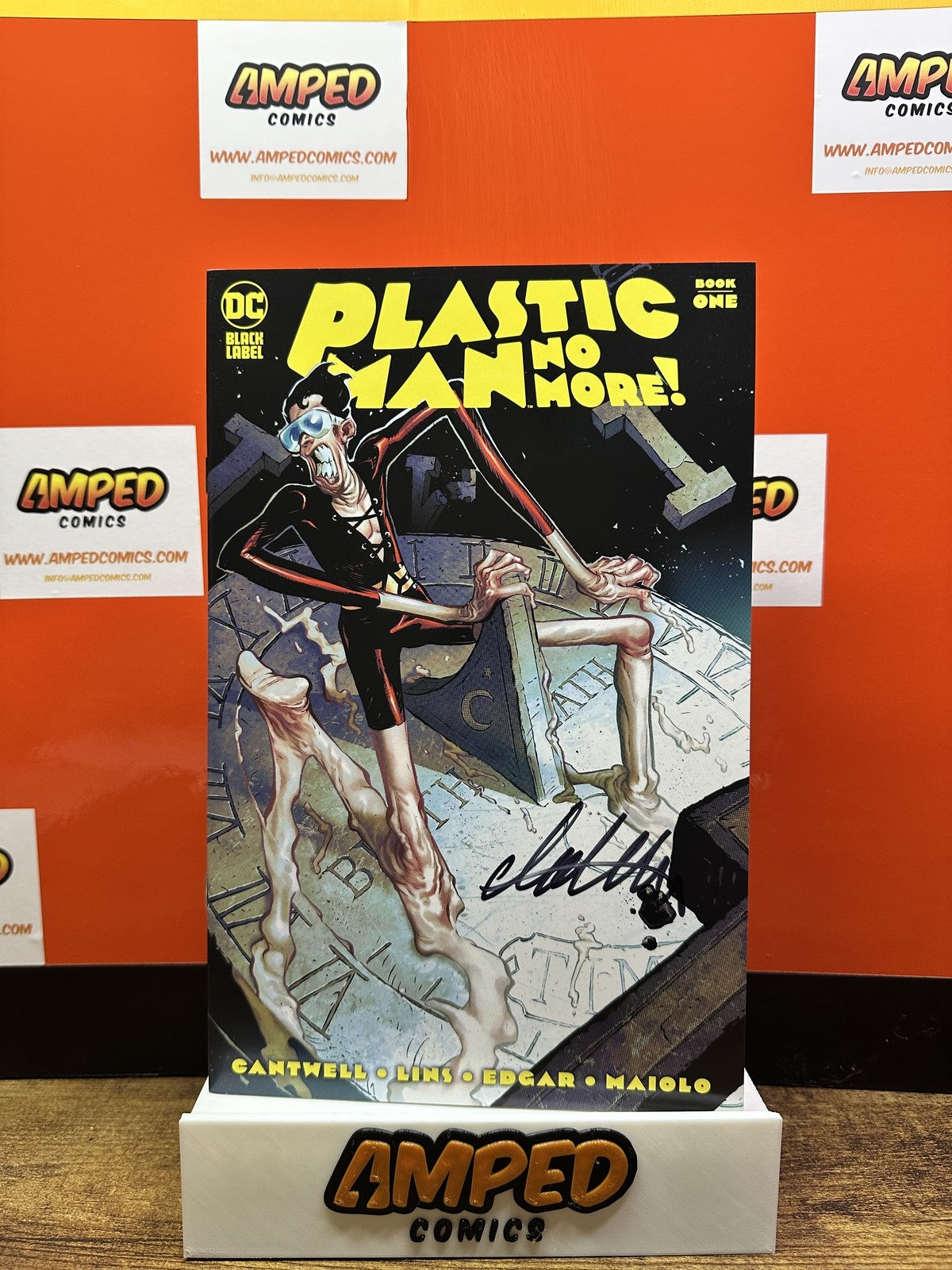 PLASTIC MAN NO MORE #1 (2024) 1ST PRINT SIGNED CHRIS CANTWELL COA DC RARE!