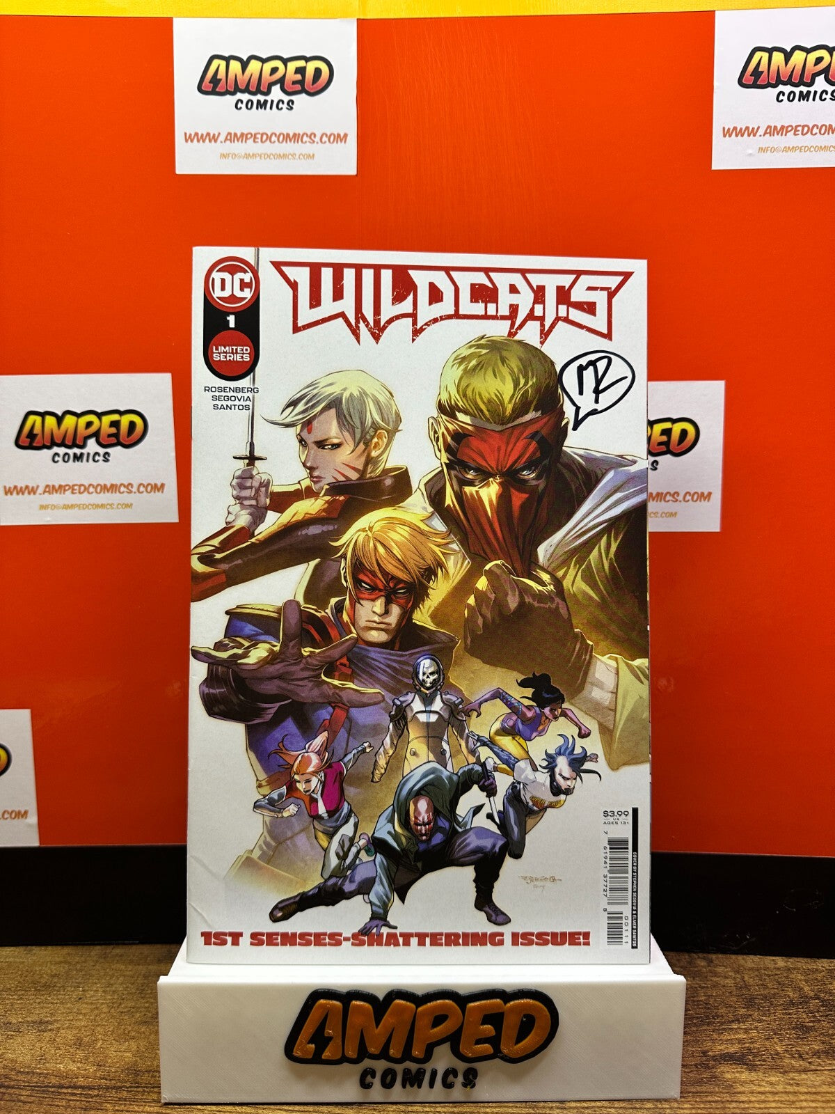 WILDCATS #1 SIGNED BY MATTHEW ROSENBERG W/COA VARIANT 2022