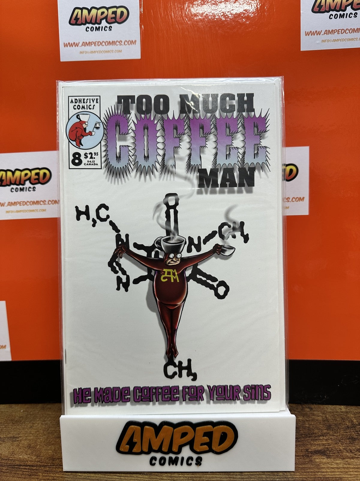 Too Much Coffee Man #8 Adhesive Comics