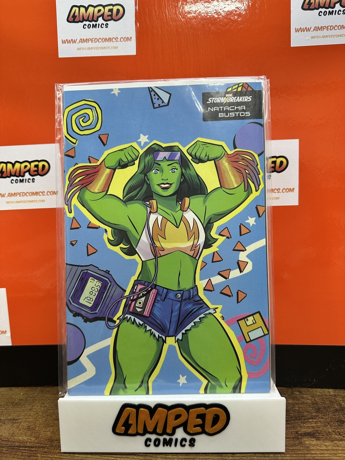 TIMELESS #1 NATACHA BUSTOS SHE-HULK STORMBREAKERS VARIANT 2021 MARVEL COMICS
