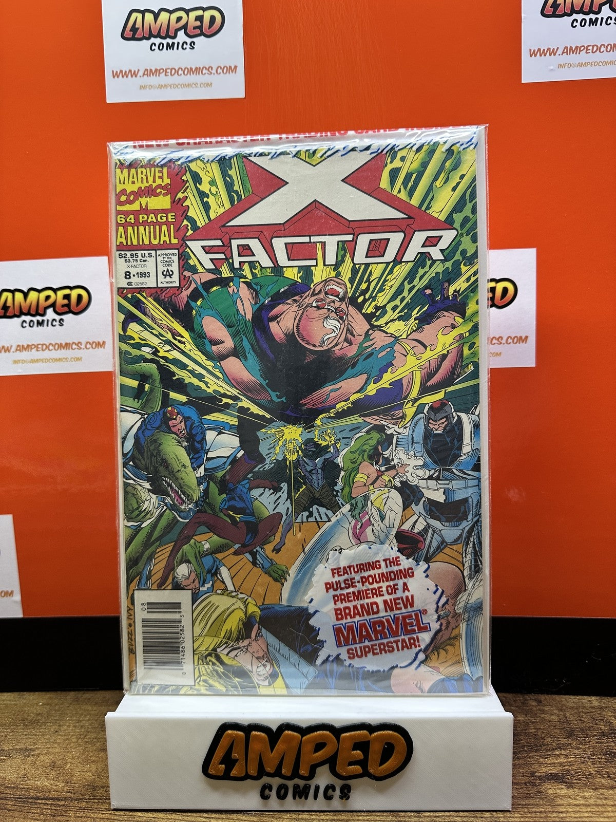 X-Factor #8 Marvel Comics ANNUAL 1993 POLYBAGGED
