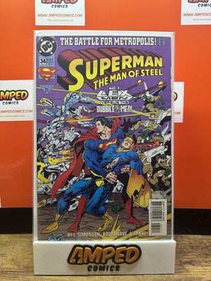 Superman: The Man of Steel #34 DC 1994