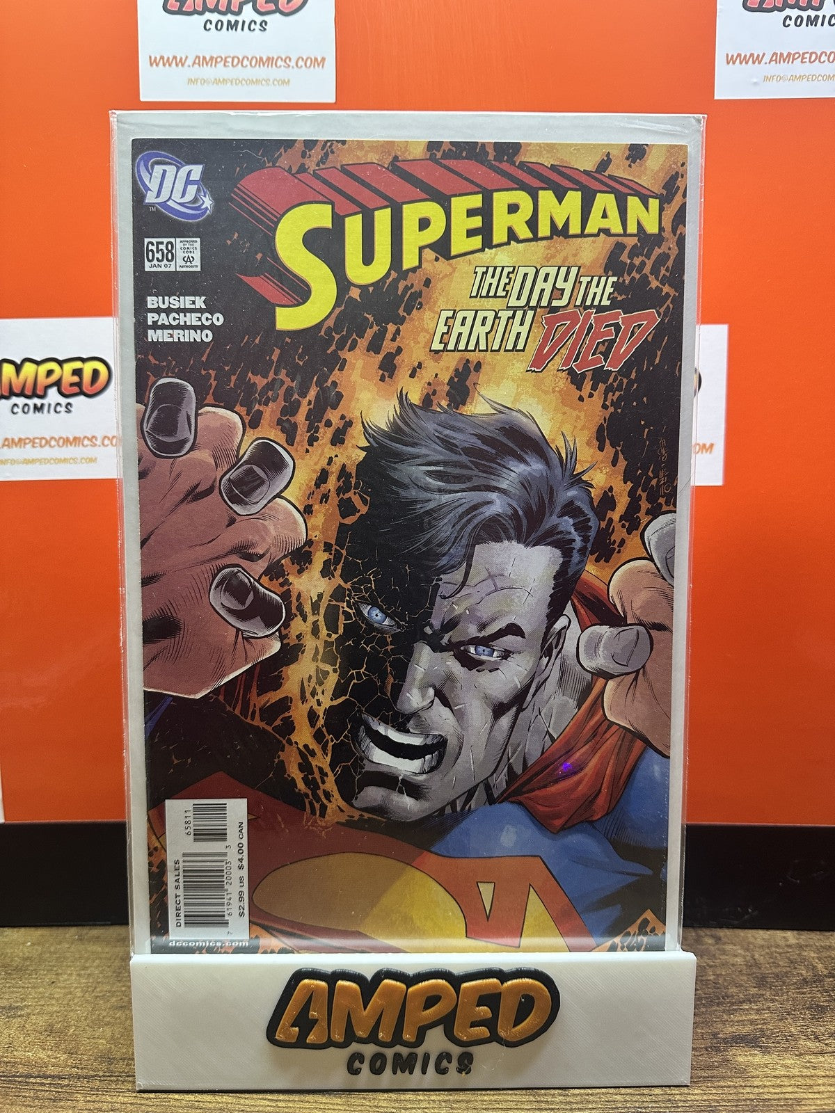 Superman: The Day the Earth Died #658 DC Comics 2007