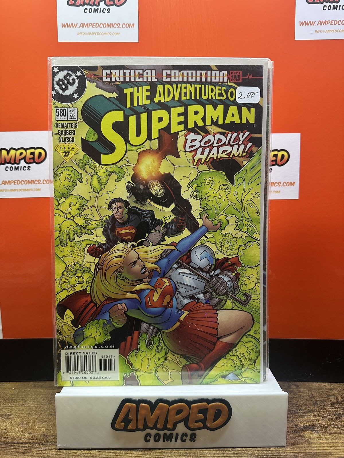 The Adventures of Superman #580 DC Comics 2000