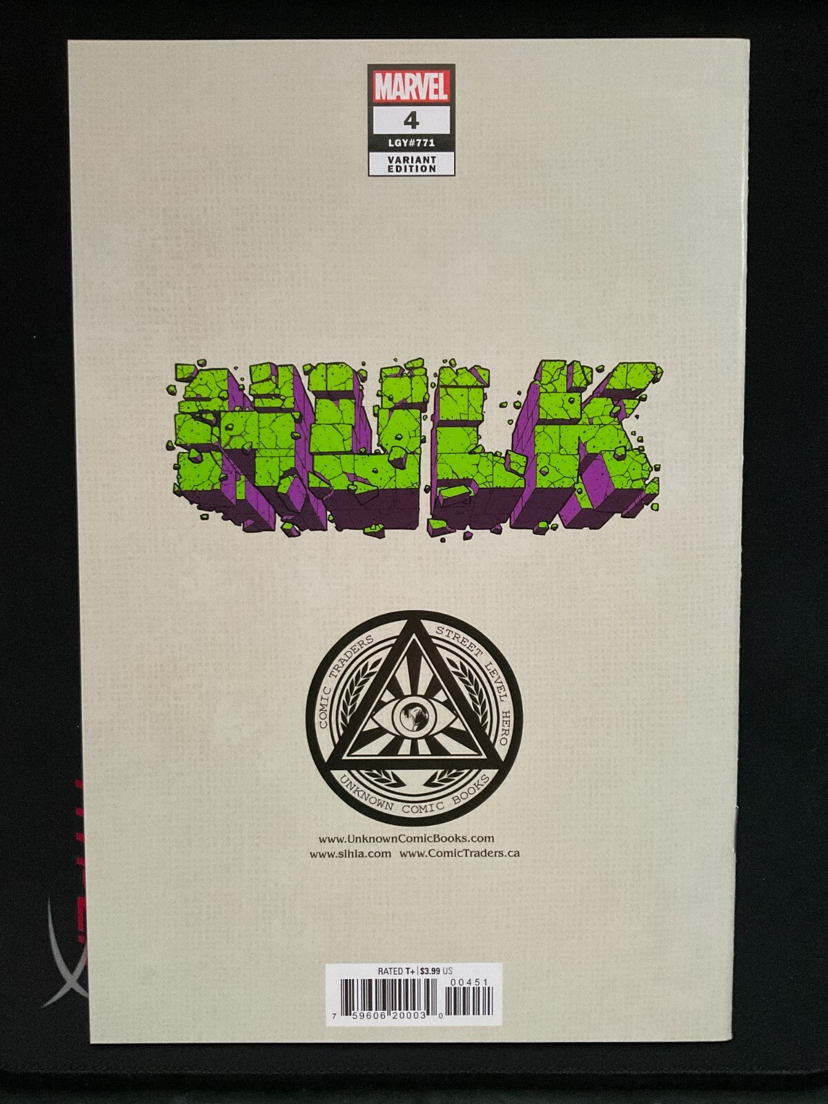 HULK 4 UNKNOWN COMICS KAEL NGU EXCLUSIVE VIRGIN VARIANT