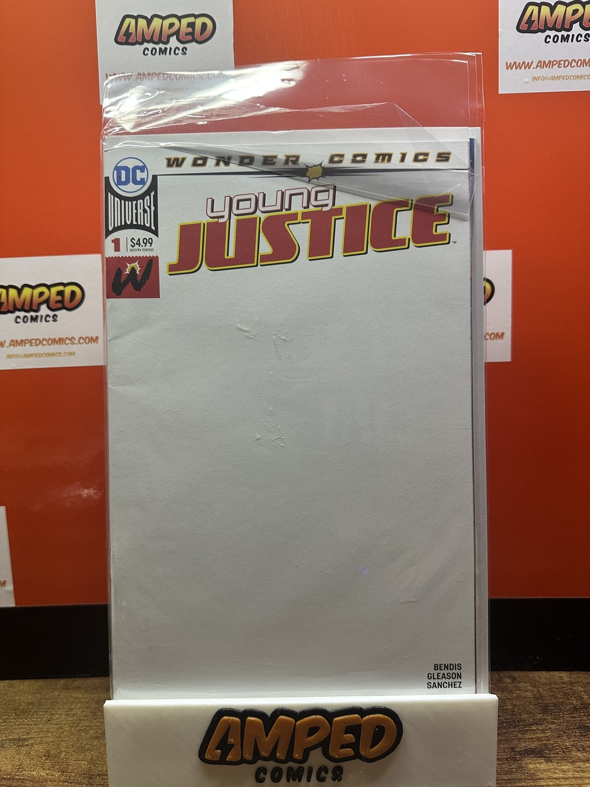 Young Justice #1 DC Comics BLANK CARDSTOCK COVER